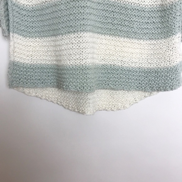 Free People Park Slope sweater mint/cream size S - Picture 8 of 8